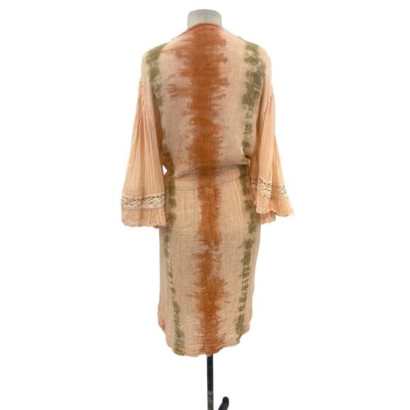 Jen's Pirate Booty Scarlet‎ Kimono Desert Sun Astral Tie Dye Size Medium / Large - Picture 9 of 16